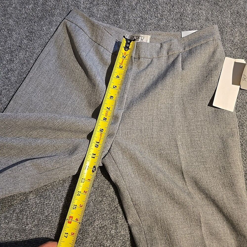 Kasper Dress Pants Womens Size 4 Gray Kate Classic Straight NEW NWT Polyester - Picture 9 of 13